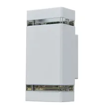 5 шт./лот теплый белый водонепроницаемый наружное освещение, открытый светодиодный настенный крыльцо Ac85-260v, алюминиевый светильник для садаIP67 Алюминий из алюминиевого сплава