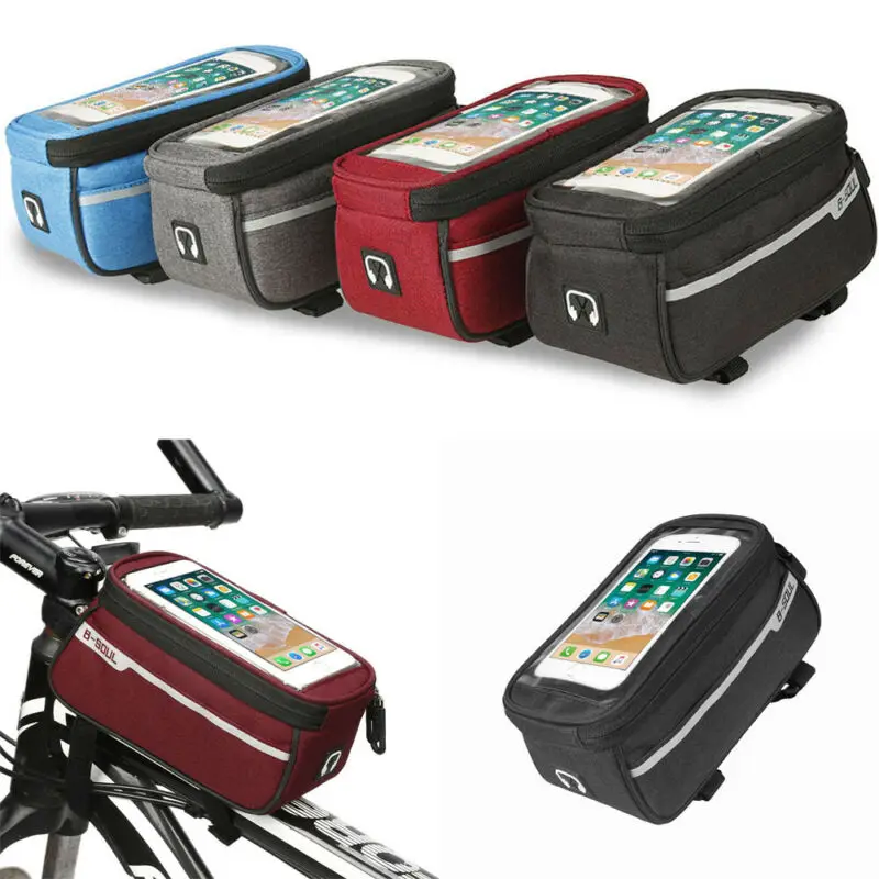 

2019 Newest Fashion Touch Screen Bicycle Bags Storage Bag for 6.0 inch Mobile Phone Hot Sale Waterproof Bags