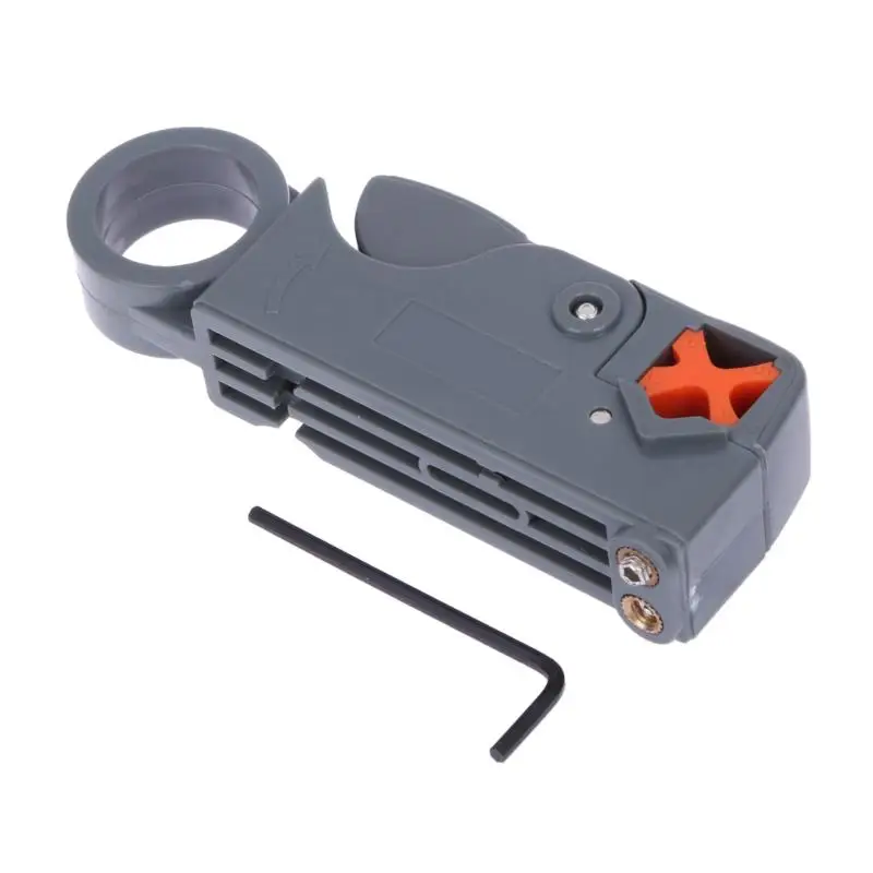 

1Pc Coaxial Household Multi Tool Cable Stripper/Cutter Tool Rotary Coax Stripper for RG59/6/58 Network Tool Wire Stripper hot