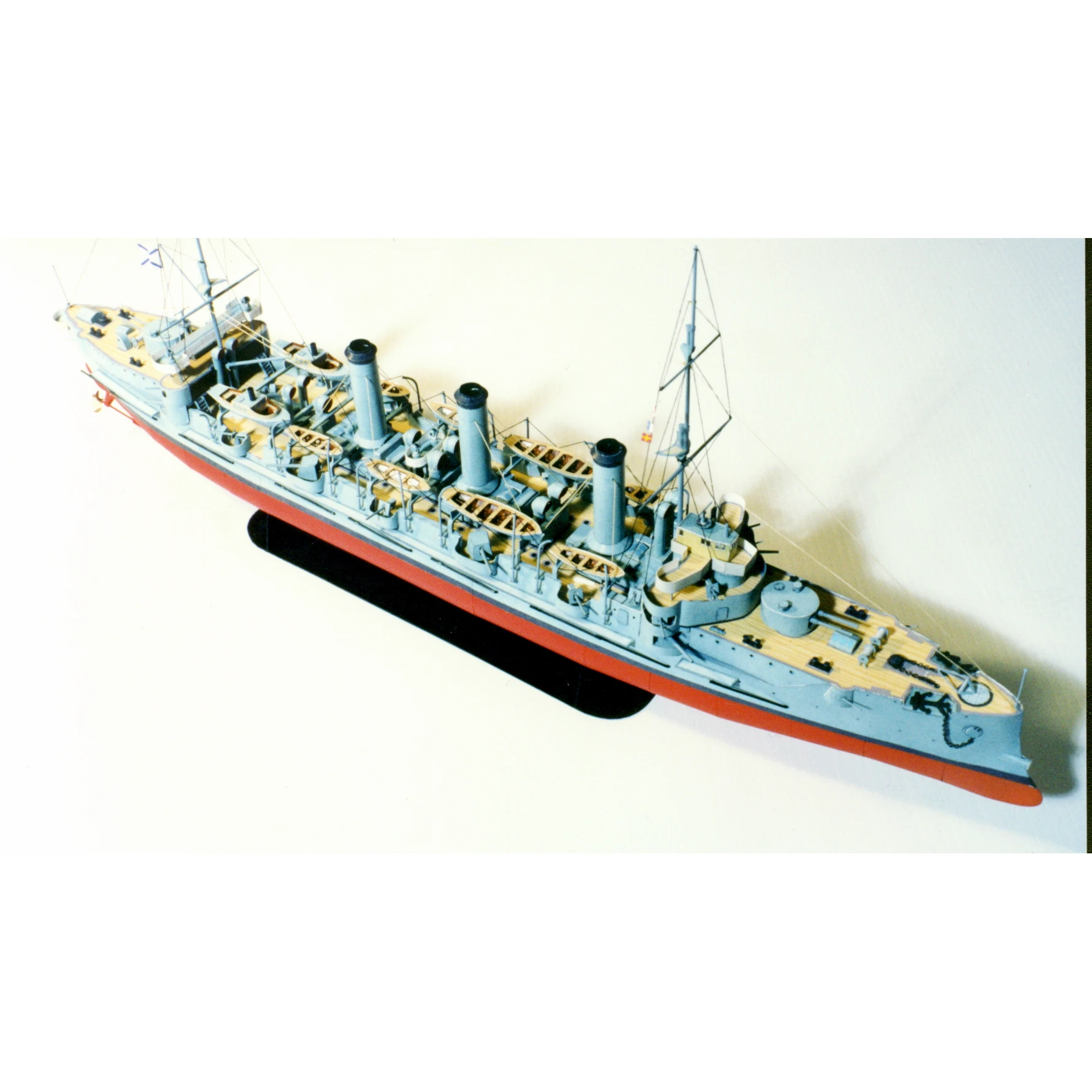 Самодельная Бумажная модель 1:250 Очаков Императорский русский ВМС собрать ручную