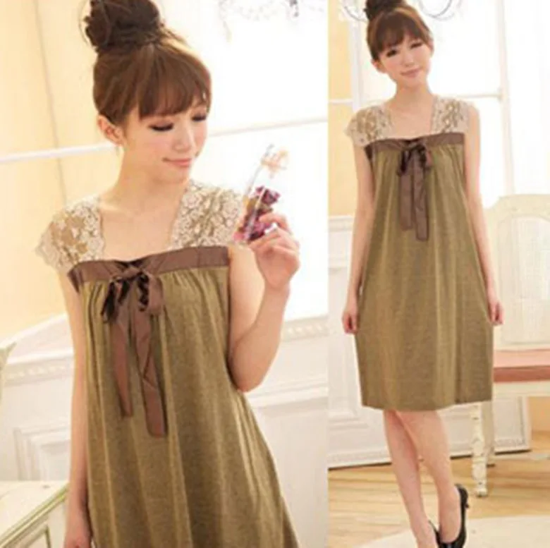 European font b Designers b font Style lace Maternity Dress Summer short sleeve Dresses font b