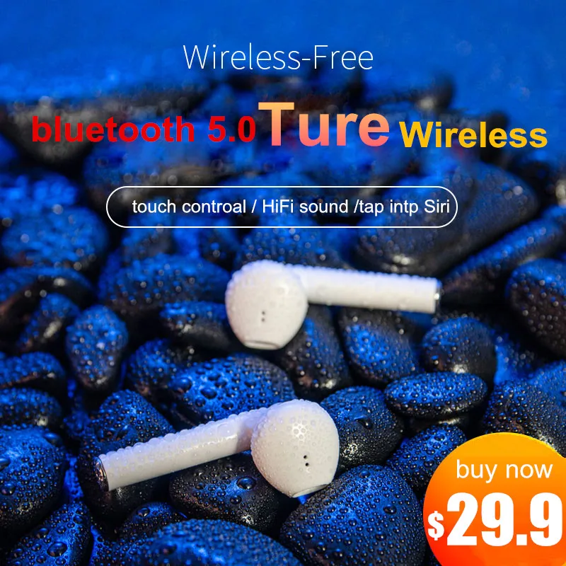 K1 наушники вкладыши tws с Беспроводной Bluetooth 5 0 сенсорное управление 3D объемное