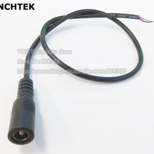 Nchtek Женский DC Мощность Plug косичка кабель для Камера CCTV 5.5x2.1 мм женские Камера DC Мощность, косичку, 40 см/ /500 шт