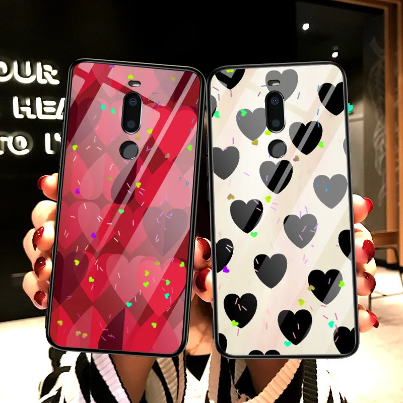 PDGB Прочный ТПУ чехол для Meizu Note 8 X8 M8 Lite V8 Pro Чехол 16 16X 16th Plus любовь окрашенный