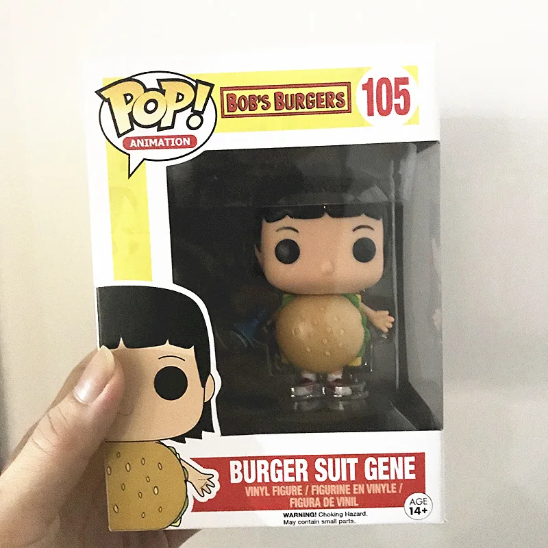

Exclusive Official Funko pop Animation: Bob's Burgers - Burger Suit Gene Vinyl Action Figure Collectible Model Toy In Box