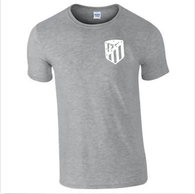 

2019 Antoine Griezmann Atletico Madr T Shirt Mens 100% cotton T-shirts Summer Skateboard Tee Skate Tshirt 2019