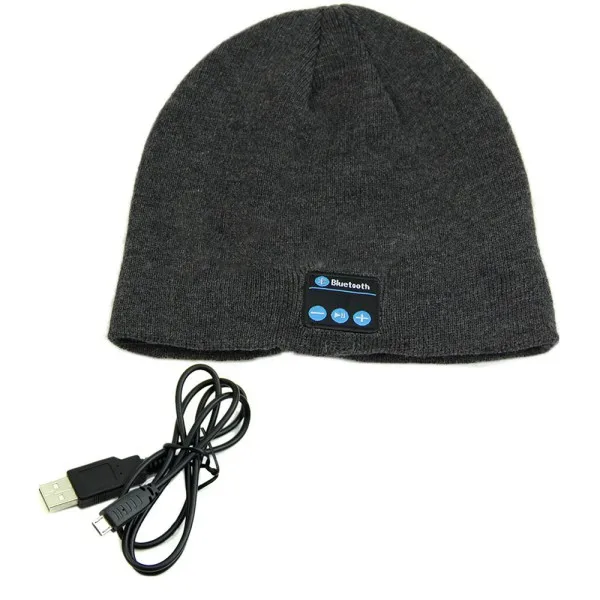 beanie hat with earphones
