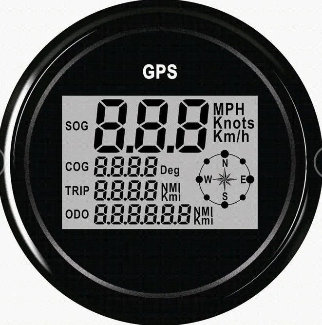 Gps Locatie Snelheidsmeter Kilometerteller Milometer Digitale Display ...