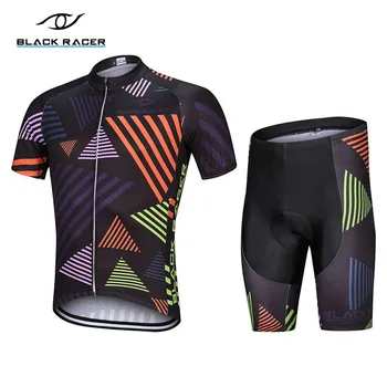

BLACK RACER 2018 Pro team Men Breathable Cycling Jersey Sets Short Sleeve Mtb Cycling Clothing Bicycle Bike Bike Jerseys Ropa