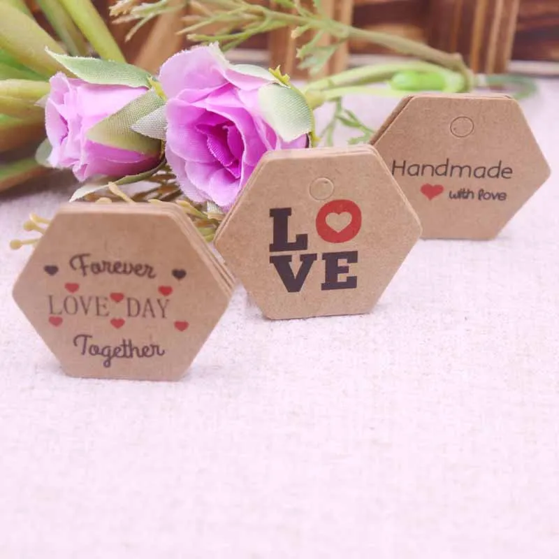 3x3 5 см 100 шт. DIY valentie TAG love day Полигональная Любовь Бабочка Милая подъемная карта