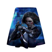 Frdun/Красивая Короткая юбка для девушки с 3D изображением милого ангела, костюм в повседневном стиле, новая стильная короткая юбка, Модный повседневный летний костюм