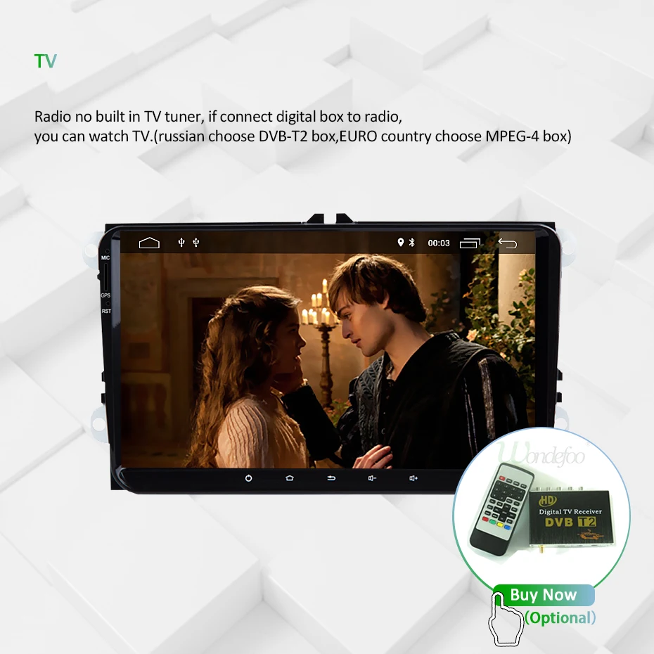 Discount Android 9.0 DSP IPS 64G 2 DIN Radio for Seat Altea Toledo VW GOLF 5/6 Polo Passat B6 CC Tiguan Touran Navigation Stereo NO DVD 36