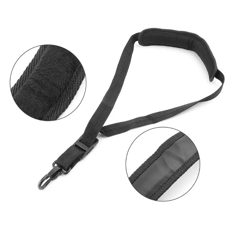 

Saxophone Neck Strap Soft Sax Leather Padded For Alto Tenor Baritone Soprano