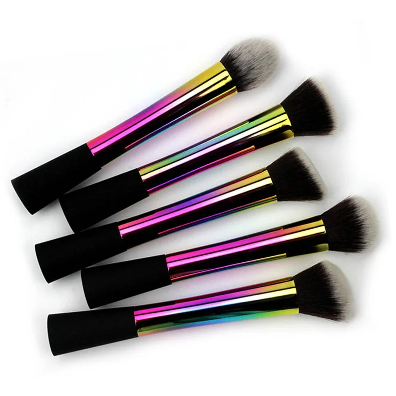 

5 Pcs Makeup Brushes Set Cosmetic Tool Foundation Blending Blusher Facial Make Up Kits well SK88