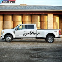 

For Ford F-150 F-250 F-350 F-450 F-650 Mountain Off Road Graphics Decal Car Styling Door Side Decor Sticker Auto Body Stickers