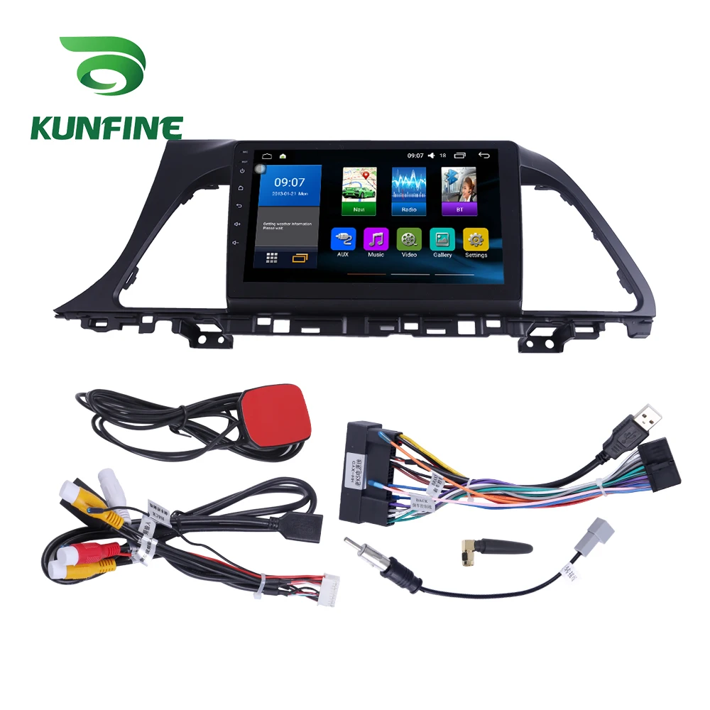 Cheap Octa Core 1024*600 Android 8.1 Car DVD GPS Navigation Player Deckless Car Stereo for Hyundai  Sonata 2015-2017 Radio 4