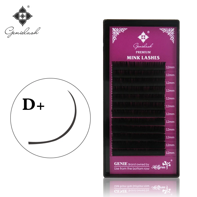 

Genielash D+ individual eyelashes extensions lash extension supplies professional volume eyelashes extension makeup lashes