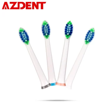 

4pcs/lot Replacement Toothbrush Heads for AZDENT TB14S Ultrasonic Sonic Electric Toothbrush Deep Cleaning for Adults Oral Care