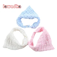 Lawadka 3 шт./лот хлопок марля детские нагрудники слюнявчик для младенца Полотенца Детские Непромокаемые нагрудники одежда для новорожденных аксессуары с героями мультфильмов