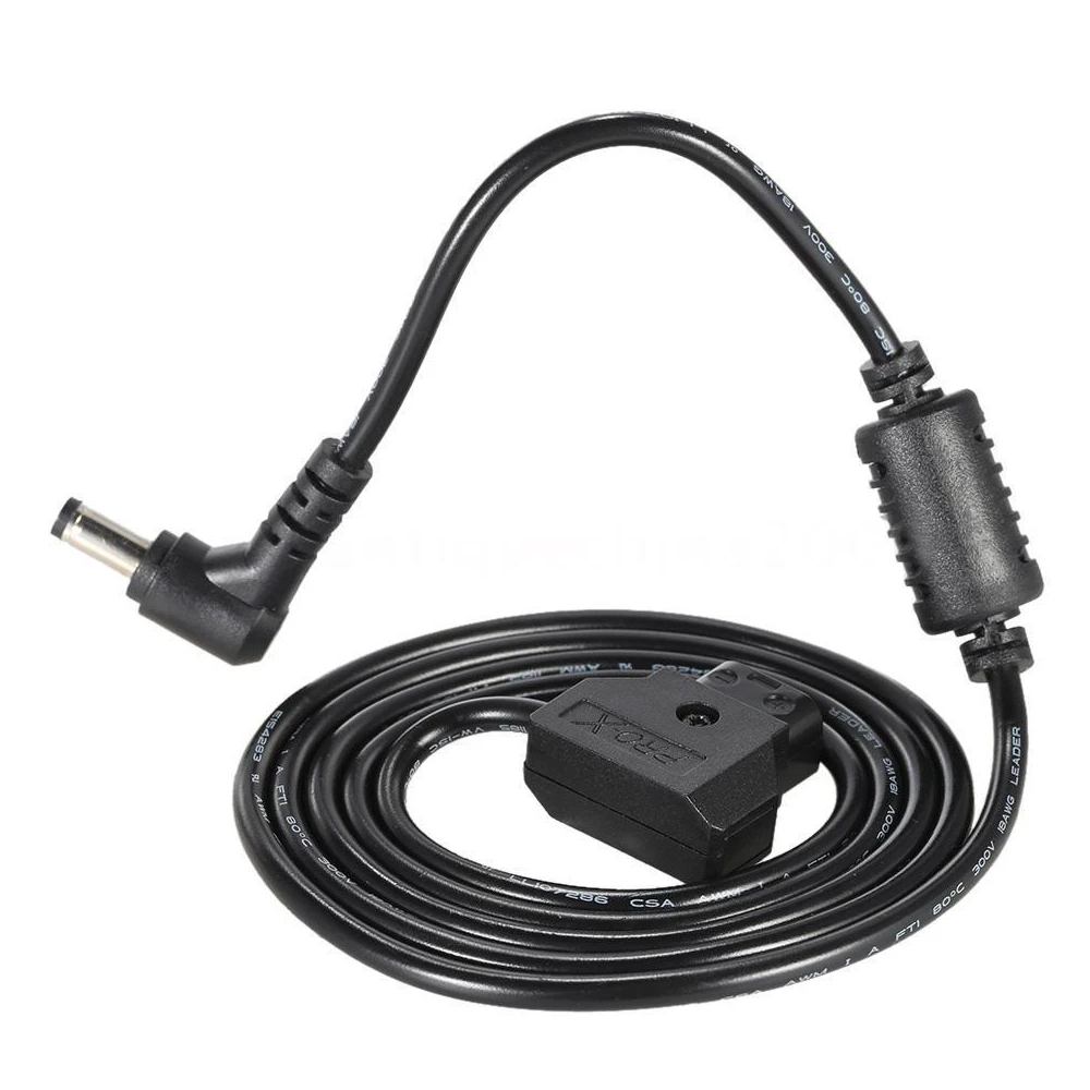 

D-Tap 2 Pin Male Connector to DC Plug Power Cord Cable BMCC BMPC DSLR Rig P7B7
