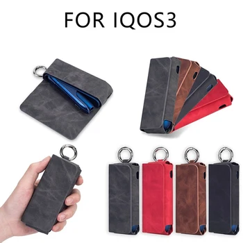 

New 4 Colors Retro PU Leather Protection Case For IQOS 3.0 E Cigarette Carrying Case Bag Vape Accessories Case