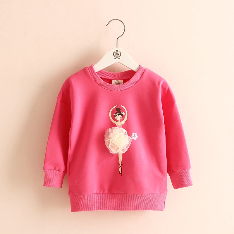 Пуловер для девочек; свитер; коллекция года; сезон весна-осень; детская одежда; Верхняя одежда для маленьких детей; танцевальные топы для девочек;