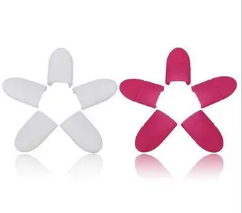 

5pcs Nail Art Gel Polish Remover Cap Silicone Soak Off Cap Clip Gel Remover Cap Manicure Cleaning Tools