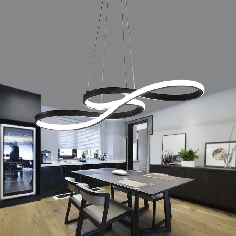 Minimalism DIY Hanging Modern Led Pendant Lights For Dining Room Bar suspension luminaire suspendu Pendant Lamp Lighting Fixture