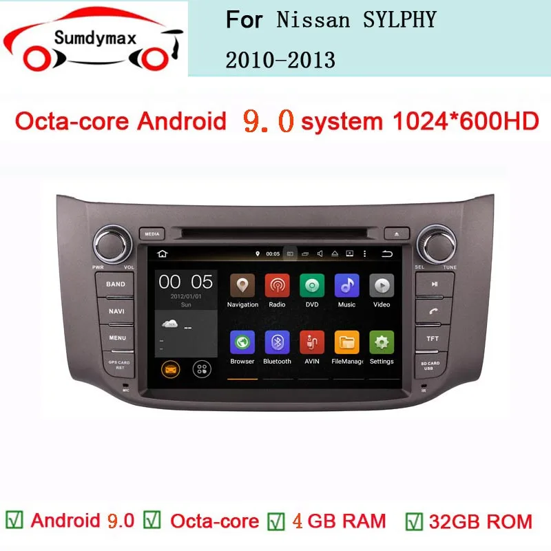 Cheap PX6 1024*600 HD ROM 64G Octa Core Android 9.0 Fit Nissan SYLPHY B17 Sentra 2012 2013 2014 Car DVD Player Navigation GPS Radio 0 Cheap PX6 1024*600 HD ROM 64G Octa Core Android 9.0 Fit Nissan SYLPHY B17 Sentra 2012 2013 2014 Car DVD Player Navigation GPS Radio 0