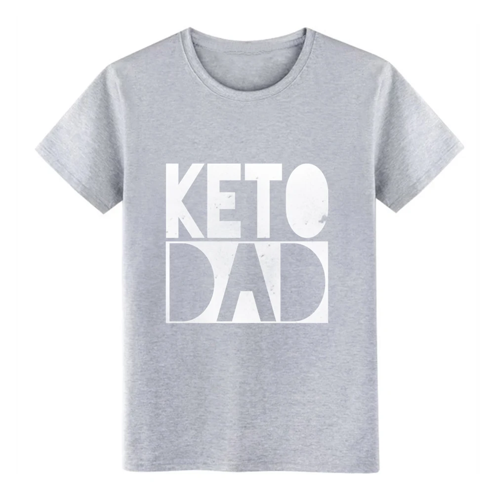 Keto Dad Ketogenic Tee с низким содержанием углеводов диета кетоза футболка дизайн 100%