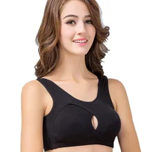 Женский спортивный бюстгальтер для йоги, с перекрестной формой спереди, с дырочками, простое однотонное Спортивное нижнее белье для занятий спортом, для девочек, для бега, дышащий, SCL329