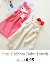 Новое Детское полотенце для мытья, ручные полотенца для малышей, подвесная ванная комната, Детская мочалка, мягкие фрукты, для купания детей