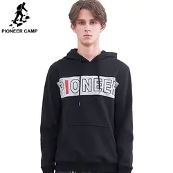 Пионерский лагерь новый стиль теплые толстовки с капюшоном мужская брендовая одежда лоскутное толстовки принтом мужской качество тонкий