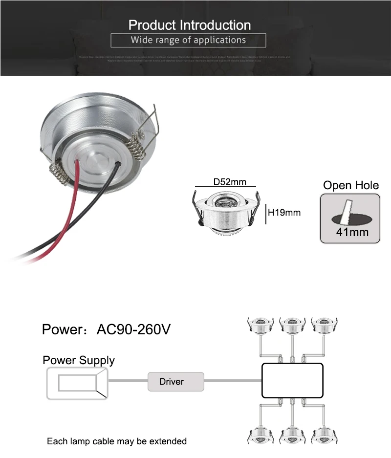 6 шт. 3 Вт 18 Вт COB светодиодный точечные потолочные светильники Dimmable утопило маленький Светодиодный точечный светильник шкаф светильник DC12/AC220V