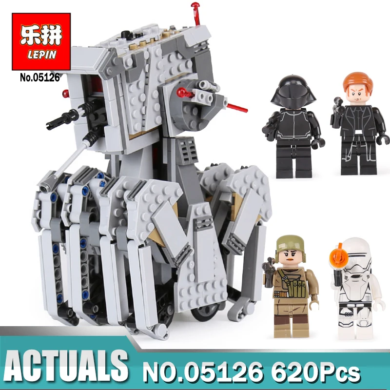

Lepin Star Series Wars The First order scout walker Set Building Blocks Lepin Toys Compatible Legoinglys 75177 Model