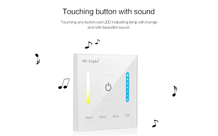 Новый Milight P2 панель Led контроллер сенсорный переключатель Панель яркость и