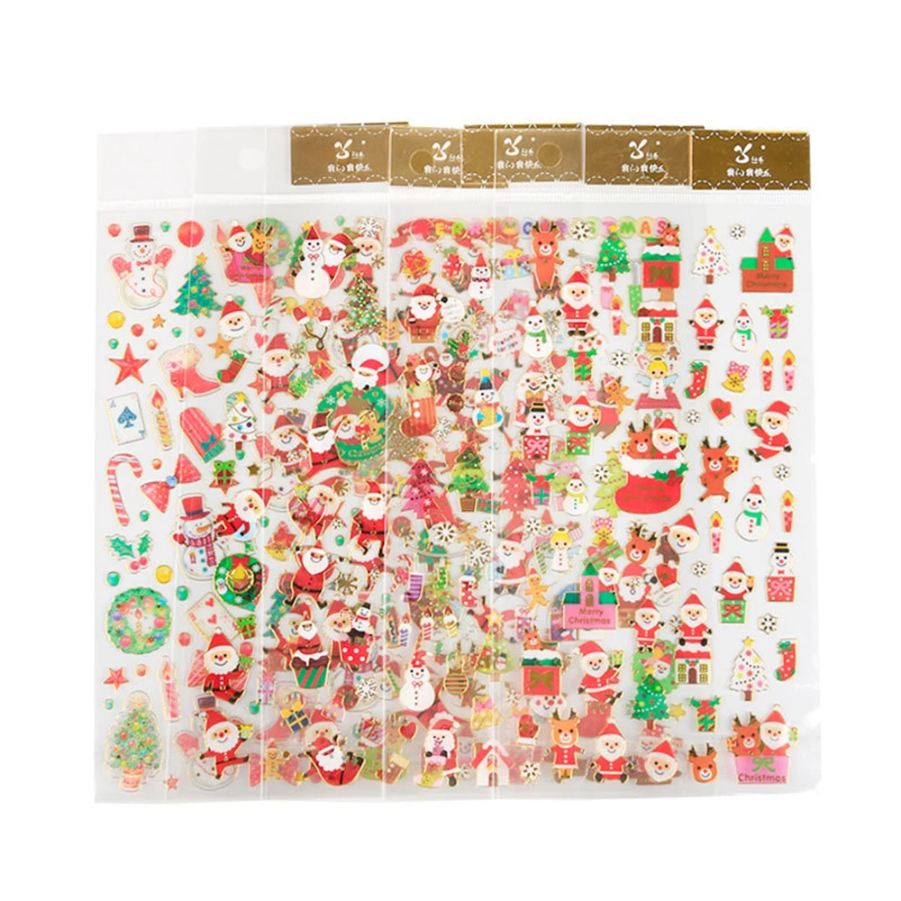 Merry-Christmas-Santa-Claus-Gilding-Decorative-Stickers-Adhesive-Stickers-DIY-Decoration-Diary-Stickers (1)