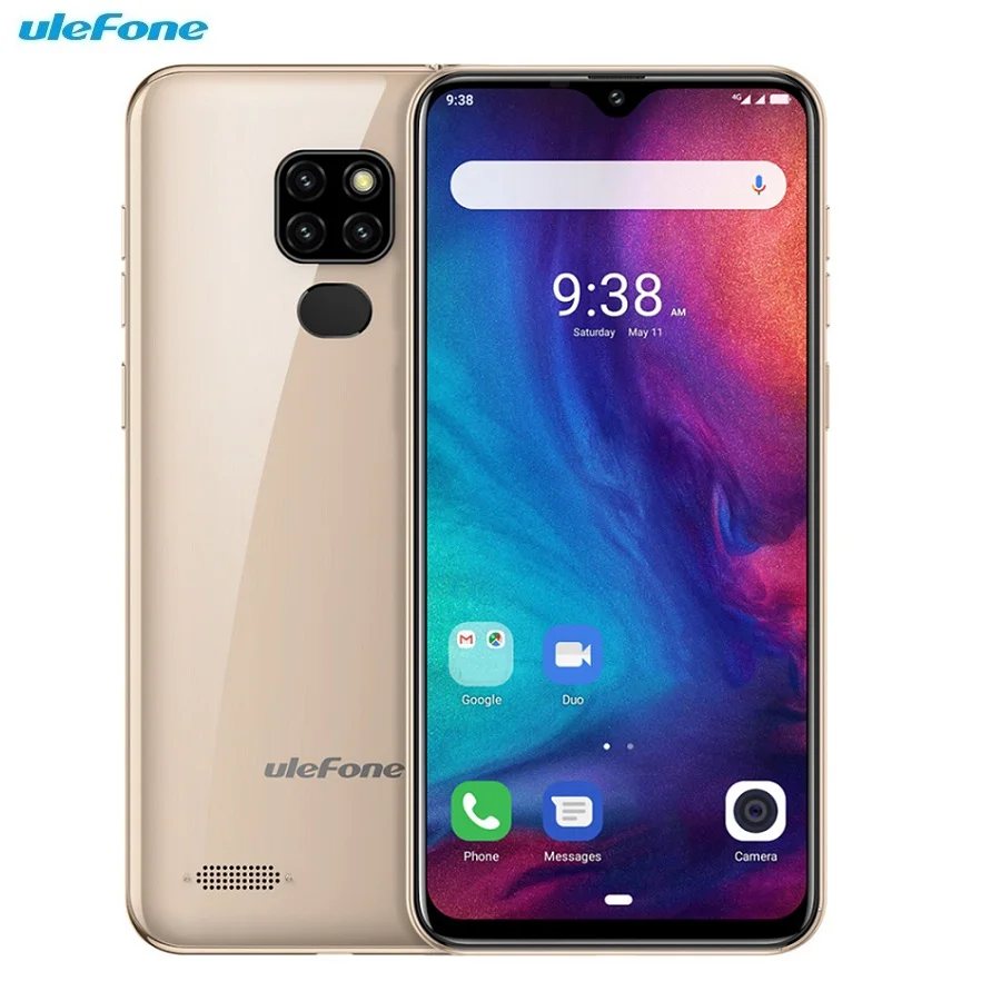 

Ulefone Note 7P 4G Smartphone 6.1 inch Android 9.0 MT6761VWB Quad Core 3GB RAM 32GB ROM 4 Camera 3500mAh Face Unlock Cell Phone