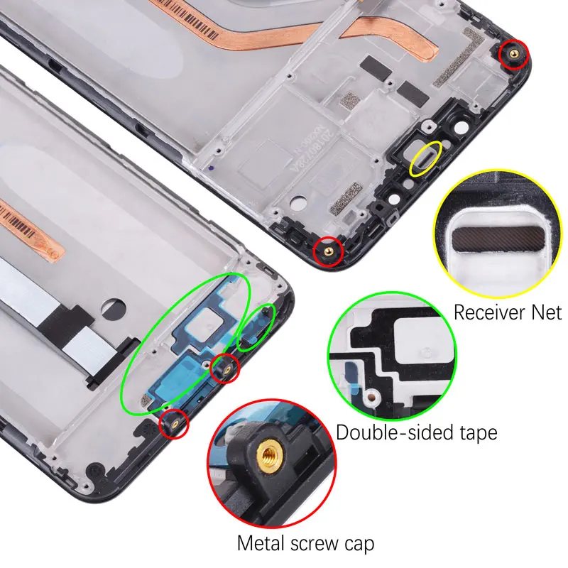 Дешево Дисплей для Xiaomi Pocophone F1 LCD в сборе с тачскрином на рамке Оригинал 6.18 черный