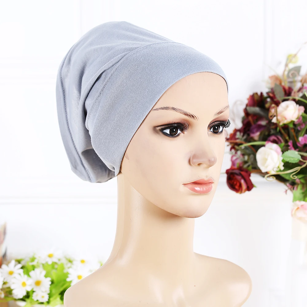 Designer Full Cover Inner Muslim Cotton Hijab Cap Islamic 