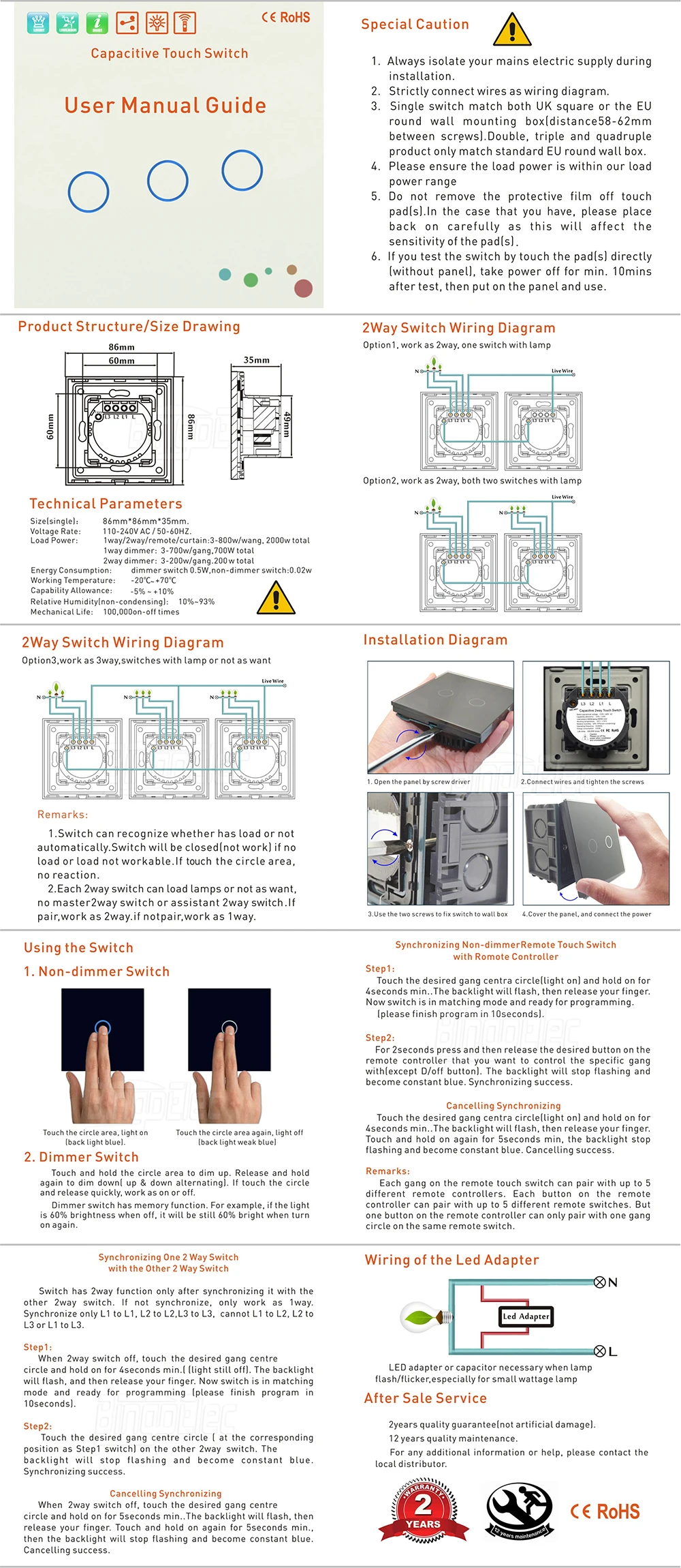 2 Way Remote