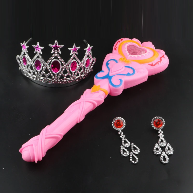 popular princess Magic wand Girl toys gift light up and Musical wand