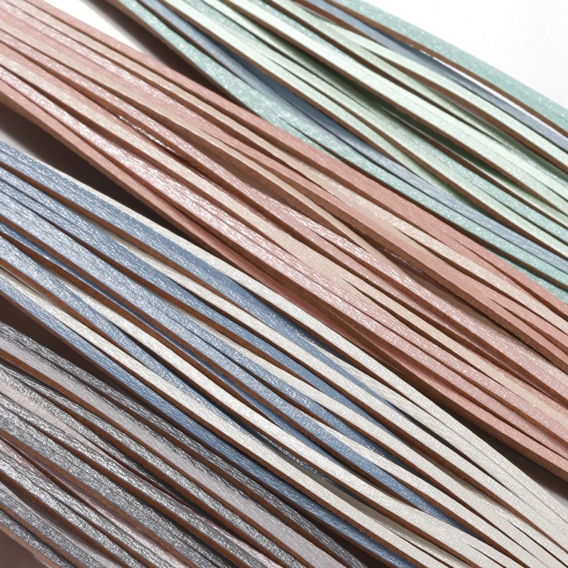 Amorcome Bohemian Leather Bracelets for Women 2019 Fashion Ladies Slim Strips Multilayer Wide Wrap Bracelet Female Jewelry Gift - Image 5