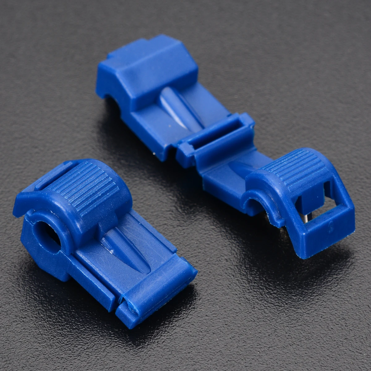 40pcs/lot T-Taps & Male Insulated Wire Cable Connector Terminals Mini Blue Quick Splice Scotch Lock Terminal Crimp