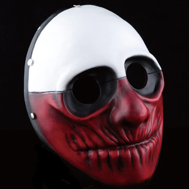 Бесплатная доставка смоляная маска Payday 2 флаг клоун Джокер волок Даллас цепная