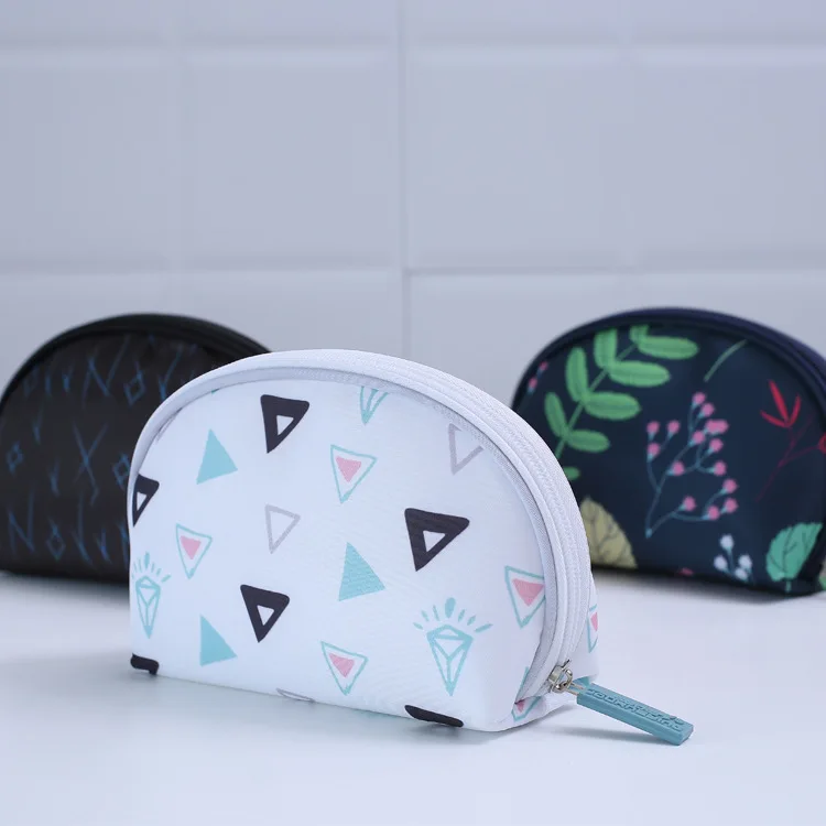 المحمولة البسيطة محفظة السفر غسل حقيبة أدوات الزينة الحلو الأزهار منظم حقيبة مستحضرات التجميل الجمال الحقيبة كيت ماكياج الحقيبة المكياج