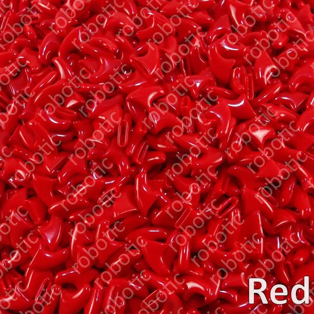 100 шт.-мягкие колпачки для ногтей для кошек+ 5x Клей+ 5x аппликатор/* XS, S, M, L, cover, cat, ztp*/ - Цвет: Red