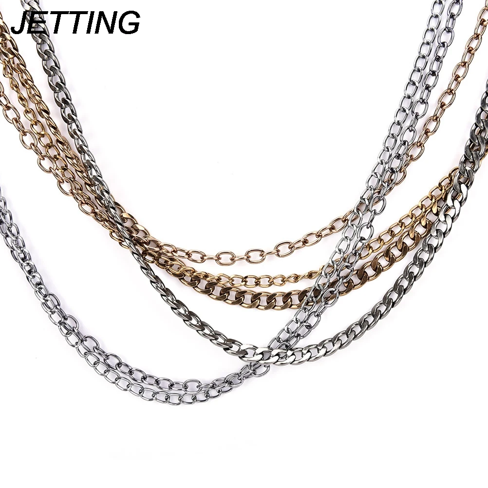 6 Styles High quality metal purse chain women's handbag hanles and shoulder straps chain diy chain bag strap chain