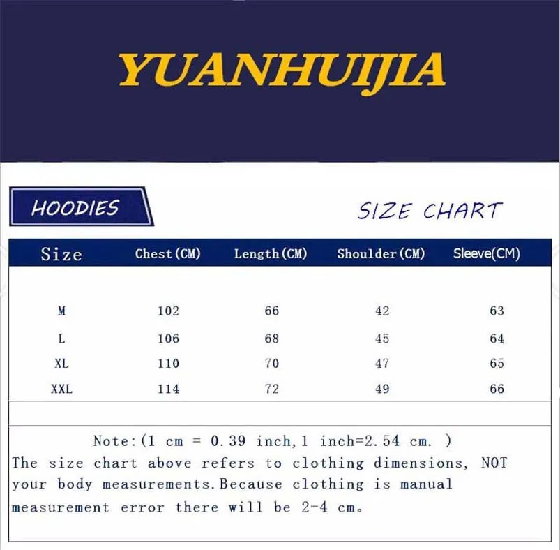 Jordan Hoodie Size Chart