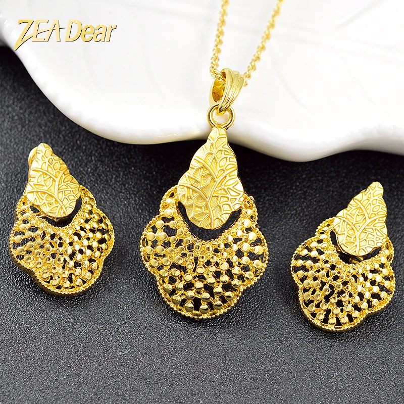 

ZEADear Jewelry Hot Selling Jewelry Set For Women Necklace Earrings Pendant Romantic Heart Jewelry Set For Wedding Jewelry Gift